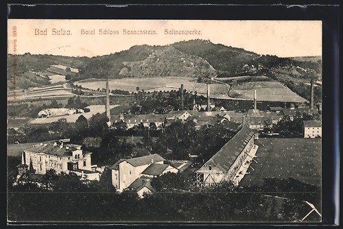Ansichtskarte bad sulza - ansichtskarte, hotel