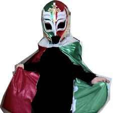 Rey Mysterio Kind Maske und Umhang 5-6 Jahre Kostüm Fasching 2025