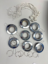 ETG  1003 chrom Einbaustrahler gebraucht 8 Stück  (F3/002)