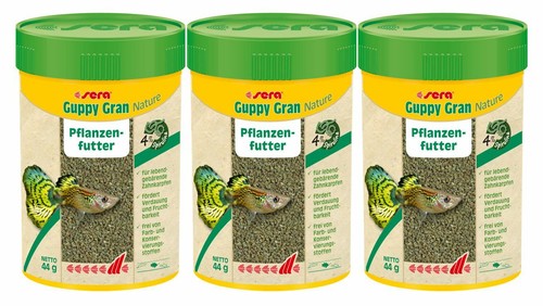 Sera guppy gran nature - 3x,