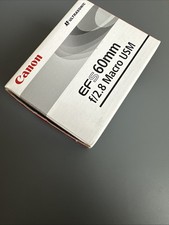Canon Objektiv EFS 60mm f/2,8 Macro USM TOP ZUSTAND GETESTET ✅