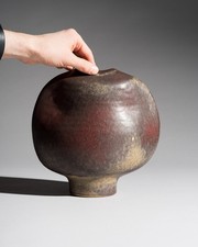 Sculptural Art Pottery Vase