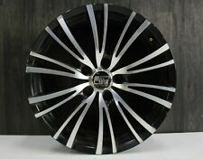 1x 18 Zoll OZ MSW 20 ALUFELGE + BMW 5x120 + 8x18 ET40 + schwarz / poliert