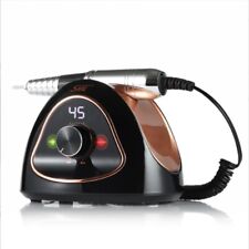 Maltec Nagelfräser 68W elektrische Nagelfeile Set 45000 U/Min mit Fuss und Bits