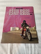 Kawasaki Faltprospekt USA  1979 KZ200 KZ400  KZ650 KZ750