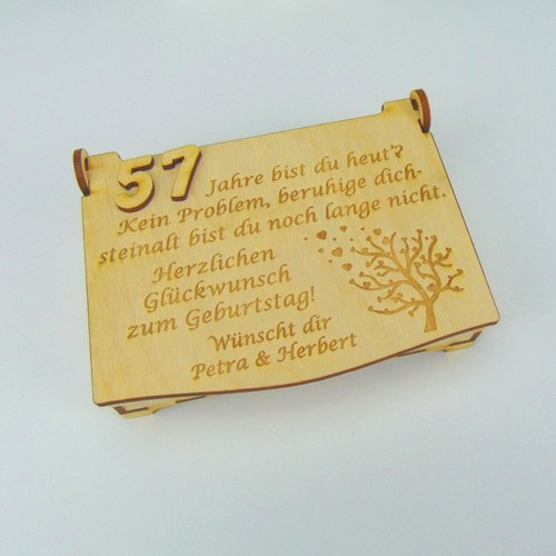 Geschenk jedem geburtstag - zu,
