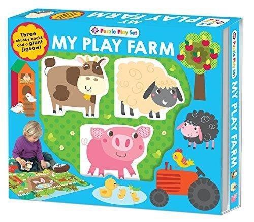 Farm puzzle playset priddy - farm,