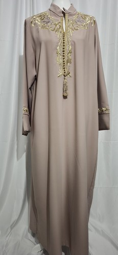 Caftan kandoura kleid rose - kandoura,
