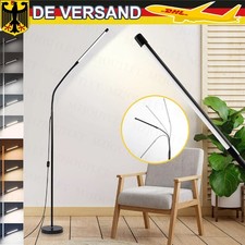 LED Stehlampe Wohnzimmer Stehleuchte Dimmbar Flexibler Schwanenhals Leselampe DE