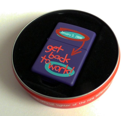 Zippo lighter get back to - zippo,