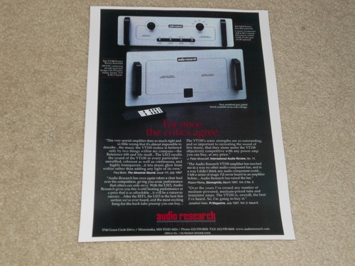 Audio research vt100 rohr - vt100,