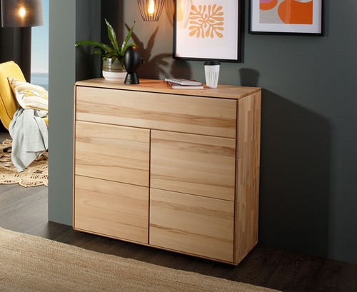 Kommode 100x91cm massivholz - kommode,