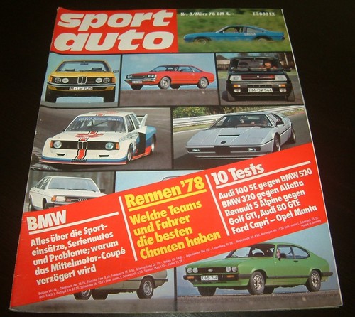 Sport auto golf gti - 3/78,