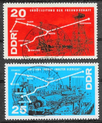 Ddr 1227 1228 - 1227-1228, gestempelt
