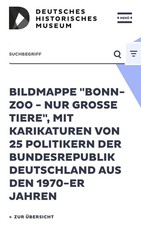 25 Politiker. Karikaturen von J. Partykiewicz. Aus Den Bonner Jahren 1970-79