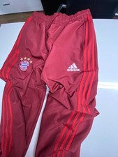 Adidas Sport Hose rot FC Bayer München NEU  Retro Größe S 