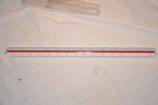 Lineal, Dreikantmaßstab