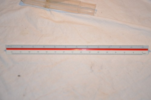 Lineal dreikantmaßstab - lineal,,