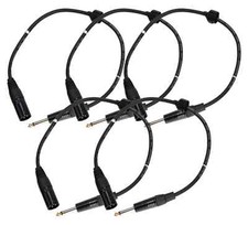 5 x Professionelles Audiokabel
