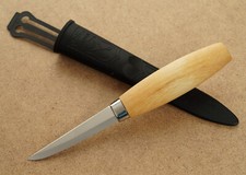 Morakniv Schnitzmesser 106 Schnitzwerkzeug Carbonstahl Birkengriff Mora Sweden