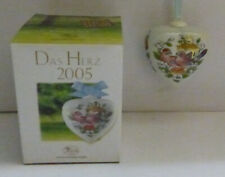 Hutschenreuther Jahresherz Porzellan 2005 in OVP