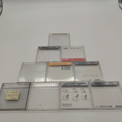Minidisc hüllen leerhüllen - minidisc,