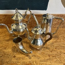 Konvolut Versilberte Kanne