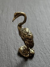 Kranich Messing Massiv auf