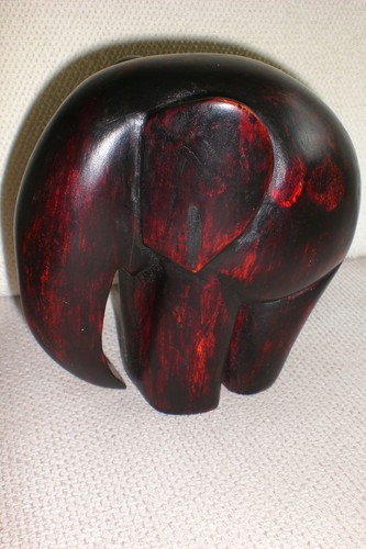 Holzfigur elefant handarbeit - holzfigur,