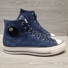 Stussy x Converse Chuck Taylor All Star 70 Hi 8 Ball Herren 10 UK Limited Edition 