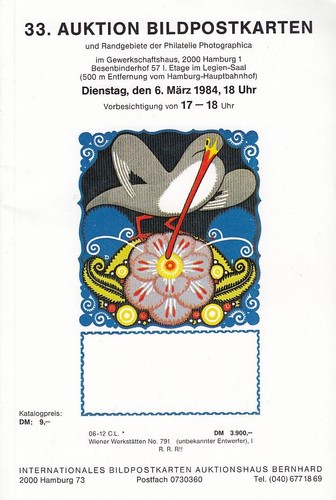 Auktion bildpostkarten und - 33.,