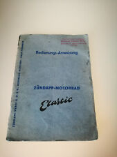 Zündapp Elastic Bedienungsanleitung Betriebsanleitung Handbuch 