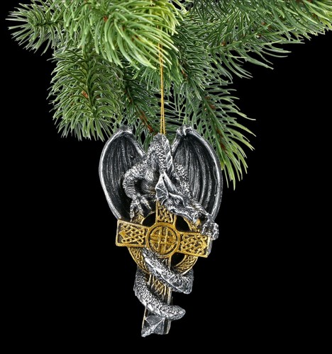 Christbaumschmuck drache am - -,