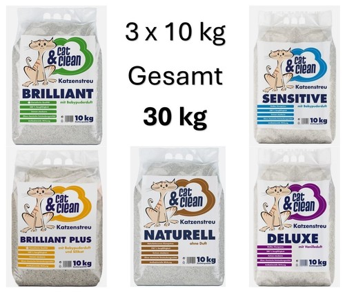 Katzenstreu klumpend 30kg duft - katzenstreu,