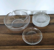 Rosenthal Form ohne Namen Glas Gläser Teller Salat Müsli Schalen Schüssel Bowl 