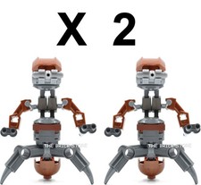 2 X LEGO STAR WARS ROTBRAUNE