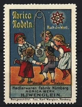 Reklamemarke nürnberg norica - nürnberg,,
