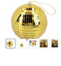 Discokugel 15cm Silvester Deko