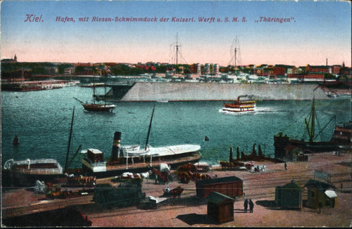 Kiel hafen riesen schwimmdock - kiel,hafen, riesen-schwimmdock