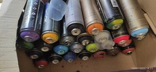  70 Graffitidosen in verschiedenen Farben von Montana und Iron Lack
