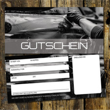 100 hochwertige Gutscheinkarten, Autopflege, KFZ Pflege, KFZ Gutscheine, Auto