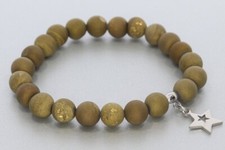  Druse Achat gold 8mm Stretch