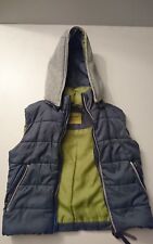 Outburst Winterjacke Weste Gr. 104 mit abnehmbarer Kapuze blau/grün ?