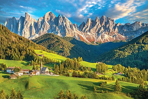 Puzzle dolomiten - puzzle,