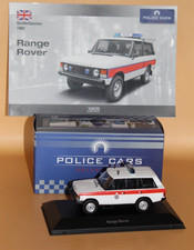 Range Rover Police Cars Sammlung Atlas Editions 1:43 mit Datenblatt und OVP
