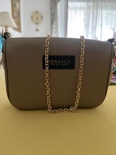 Versace Rustic Gold Crossbody Chain Strap Bag