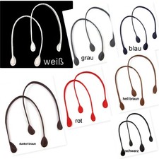  1 Paar Taschengriffe, Kunstleder, Taschenbügel, Griff, Henkel,  60 cm 