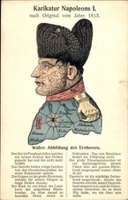 Ak Karikatur Napoleons I, Metamorphose, Leichen, Spinnennetz - 11070128