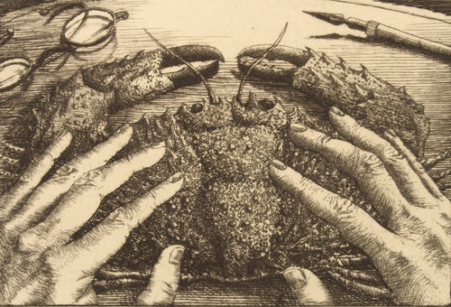 Rolf escher radierung - (1936),