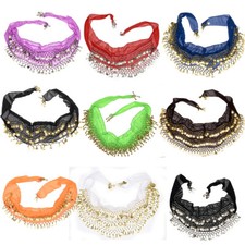 Bauchtanz Hüfttuch Belly Dance Münzgürtel Kostüm Gürtel Karneval Scarf Hip Neu